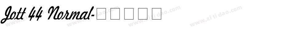 Jott 44 Normal字体转换
